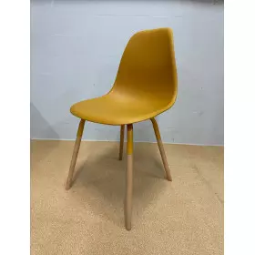Chaise scandinave PHENIX moutarde