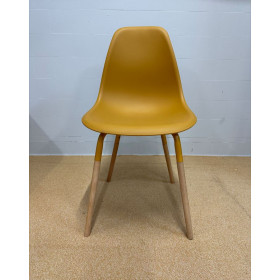 Chaise scandinave PHENIX moutarde