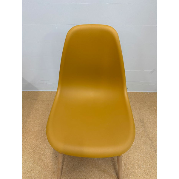 Chaise scandinave PHENIX moutarde