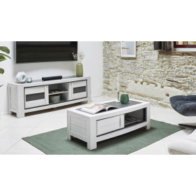 Meuble TV - 2 Portes 170 cm - TOLEDE