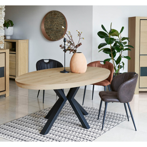 Table ovale 200 cm - TOLEDE