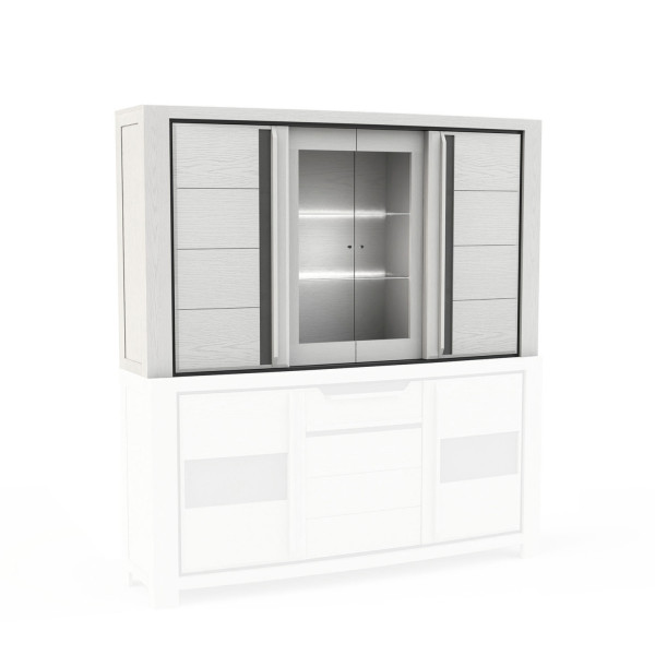 Corps haut seul pour Enfilade 3 Portes 205 cm - TOLEDE