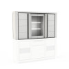 Corps haut seul pour Enfilade 3 Portes 205 cm - TOLEDE