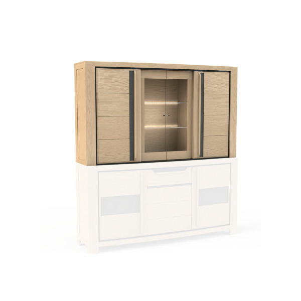 Corps haut seul pour Enfilade 3 Portes 205 cm - TOLEDE