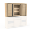 Corps haut seul pour Enfilade 3 Portes 205 cm - TOLEDE