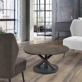 Table basse plateaux pivotants CHICAGO