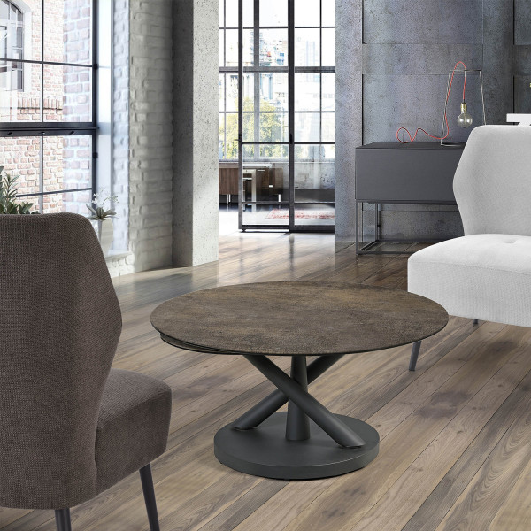Table basse plateaux pivotants CHICAGO