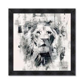 Tableau Lion NB Binet