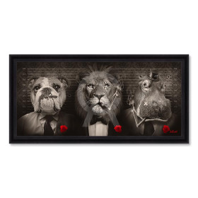 Tableau Pano Lion BINET