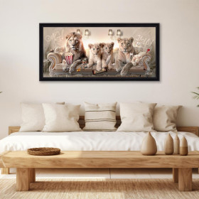 Tableau Pano Lion Luxury BINET