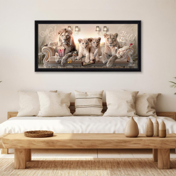 Tableau Pano Lion Luxury BINET