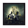 Tableau Lion chesterfield Binet