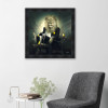 Tableau Lion chesterfield Binet