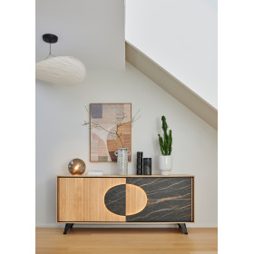 Enfilade 2 Portes coulissantes 189 cm SPHERE