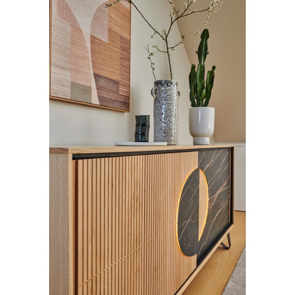 Enfilade 2 Portes coulissantes 189 cm SPHERE