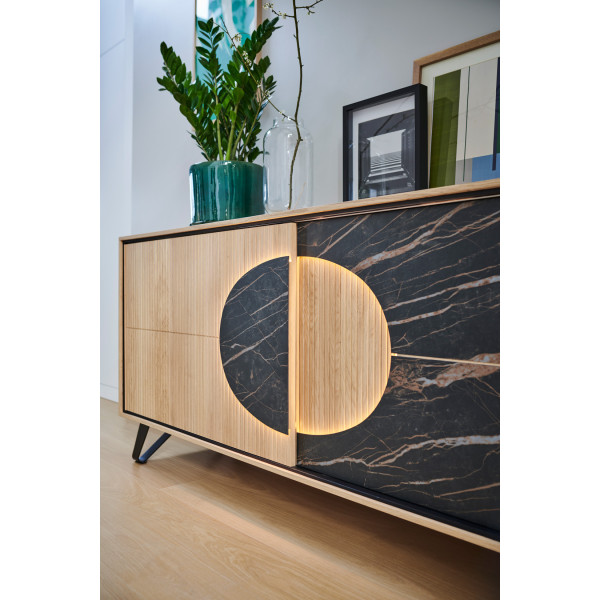 Enfilade 2 Portes coulissantes 189 cm SPHERE
