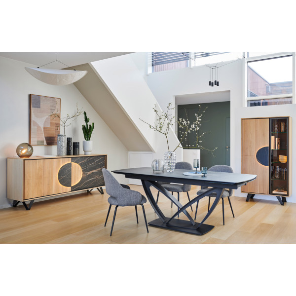 Vitrine 1 Porte bois 1 Porte verre SPHERE
