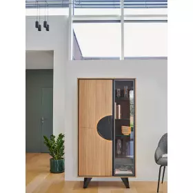 Vitrine 1 Porte bois 1 Porte verre SPHERE