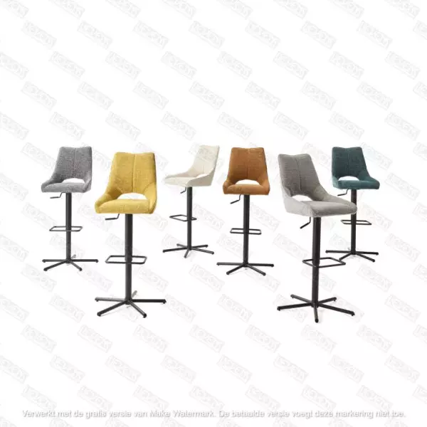 Tabouret de bar Gaston avec piston
