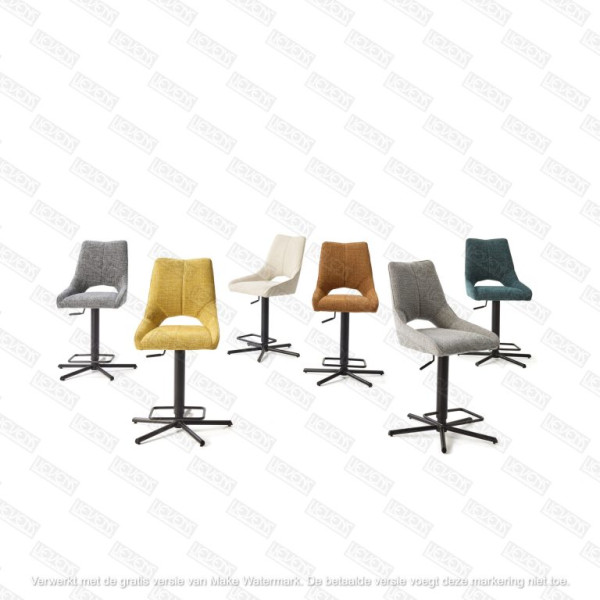 Tabouret de bar Gaston avec piston