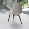 Chaise en tissu Coralie