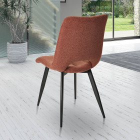 Chaise en tissu Coralie