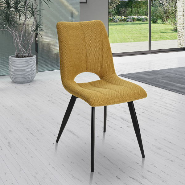 Chaise en tissu CORAIL