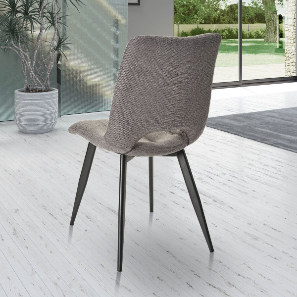 Chaise en tissu Coralie
