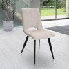 Chaise en tissu Coralie