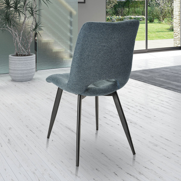 Chaise en tissu Coralie