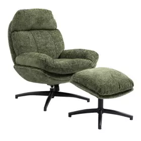 Fauteuil et repose pieds TILA