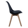 Chaise Scandinave avec coque rembourrée