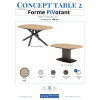 Concept Table - Plateau pivotant