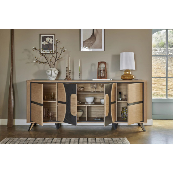 Enfilade 4 Portes - 200 cm - OMEGA
