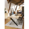 TABLE FUSION PIED X - LARGEUR 100 CM