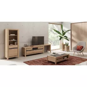 Meuble TV 2 portes 1 tiroir 1 niche Natura - 170 cm