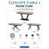 Table Ovale