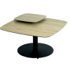 Table Basse Concept Carrée - Plateau Double