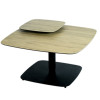 Table Basse Concept Carrée - Plateau Double