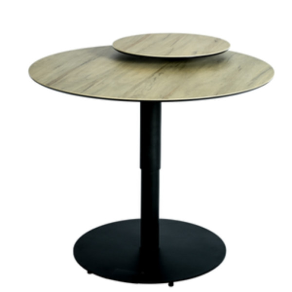 Concept Table Basse Ronde - Plateau Double