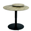 Concept Table Basse Ronde - Plateau Double