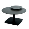 Concept Table Basse Ronde - Plateau Double