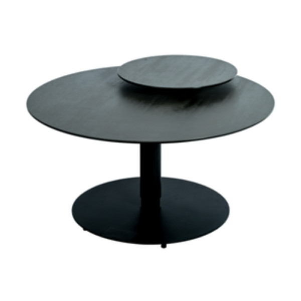 Concept Table Basse Ronde - Plateau Double