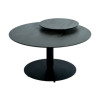 Concept Table Basse Ronde - Plateau Double