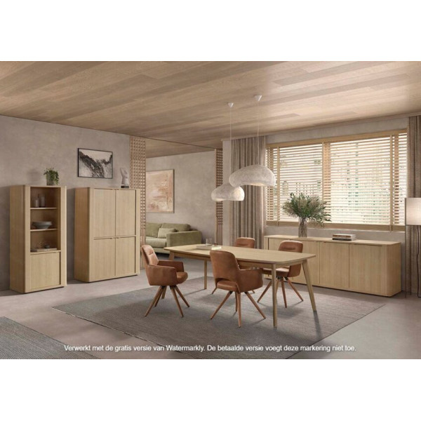 Enfilade 4 portes SANSA - 240 cm