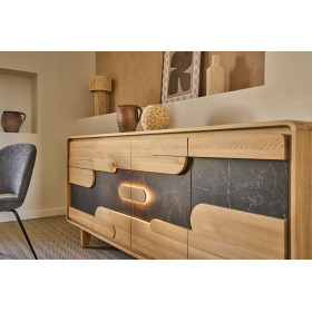 Enfilade 4 Portes 220 cm ABSOLU