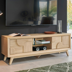 MEUBLE TV 2 PORTES RIVAGE