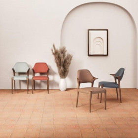 Chaise LAGOON cuir Artico
