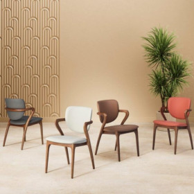 Chaise TEMPEST cuir Artico