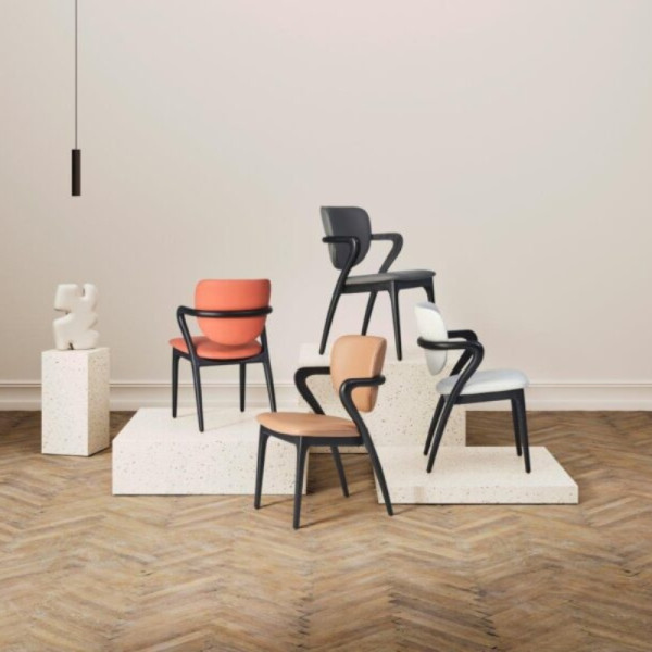 Chaise TEMPEST cuir Artico